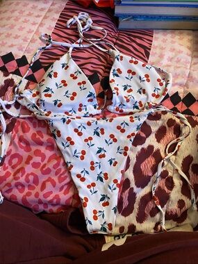 Cherry Print Bikini